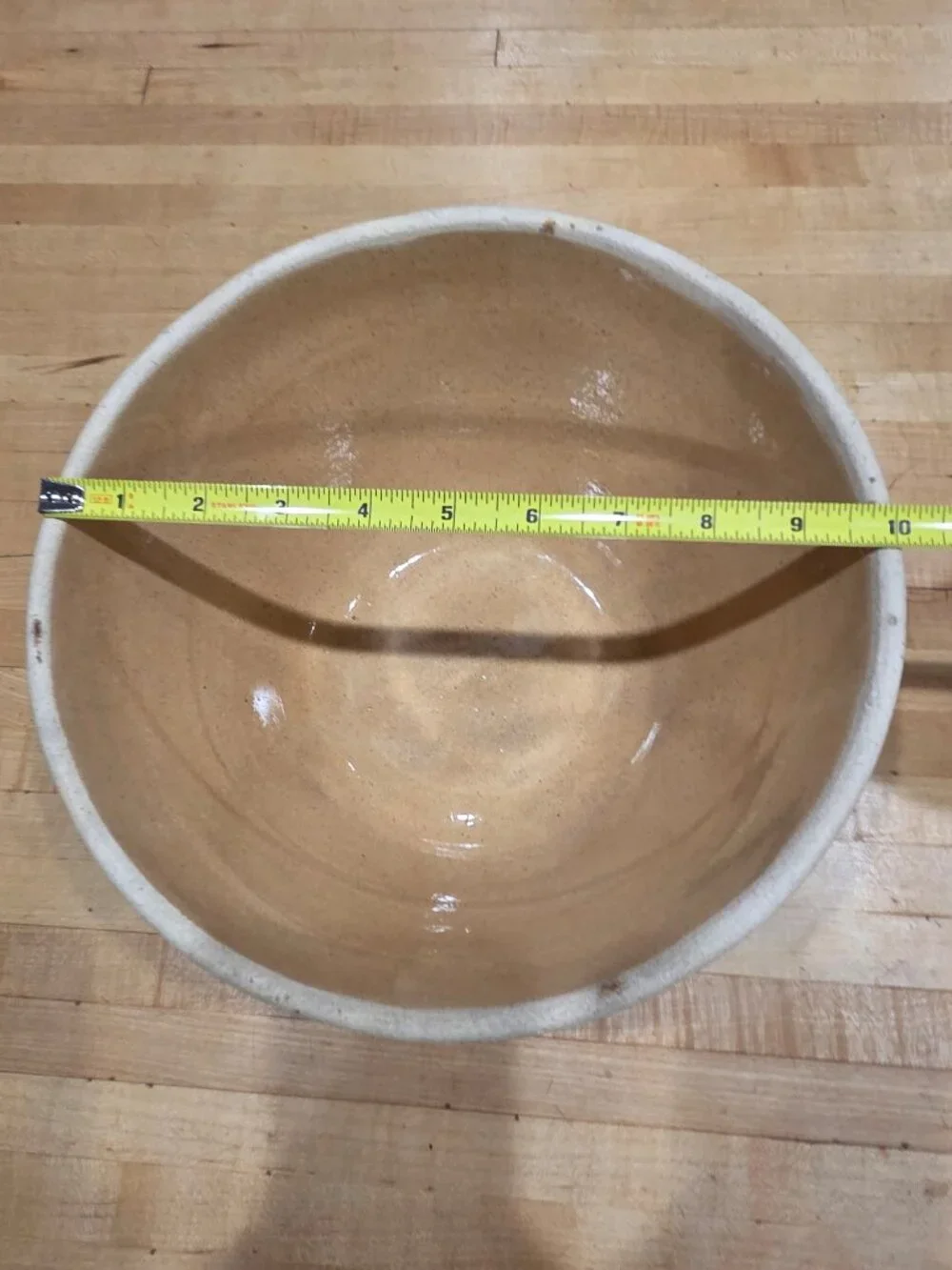 Vintage Robinson Ransbottom RRP Co Crown Star Stoneware Mixing Bowl
